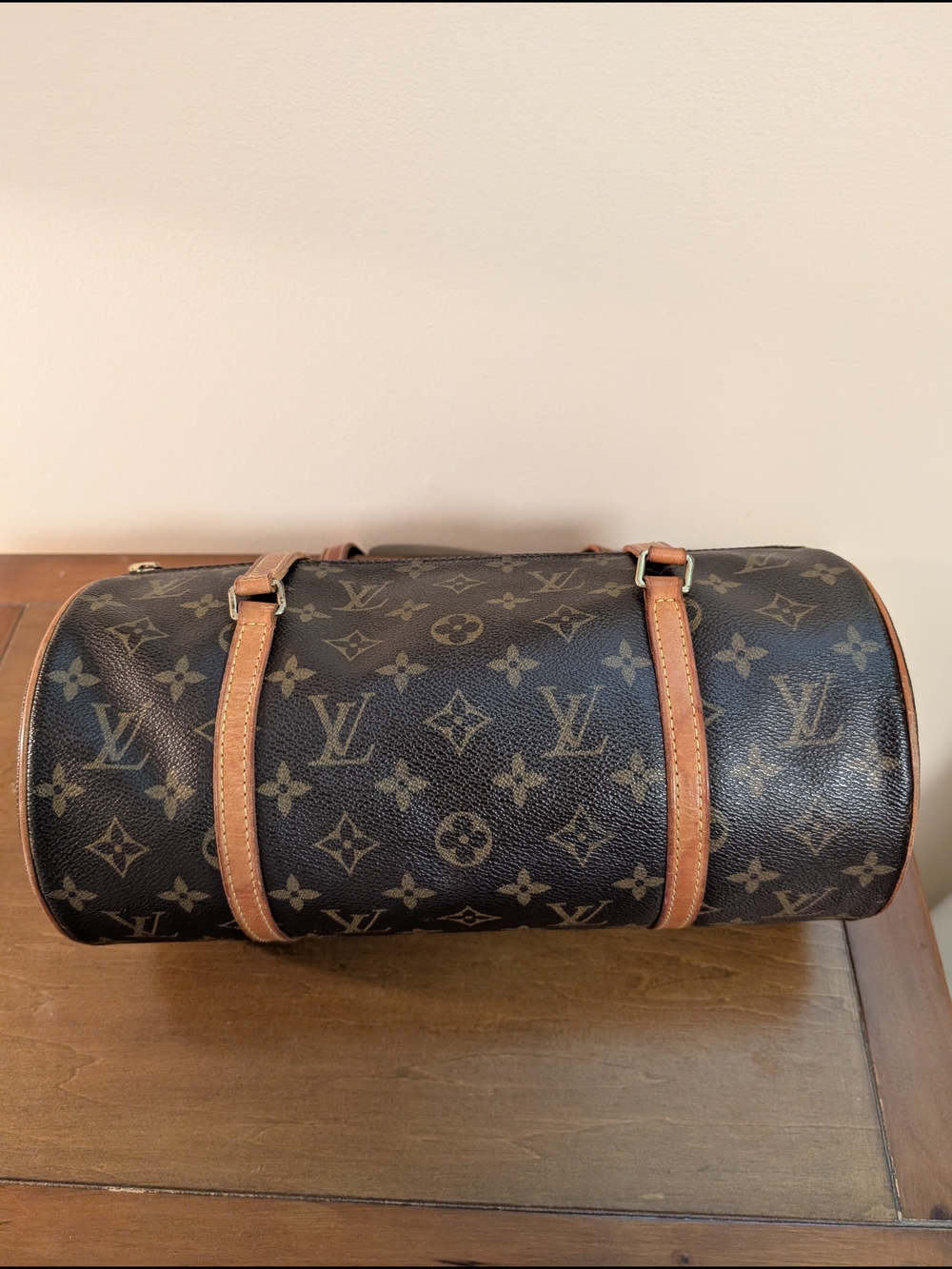 Louis Vuitton Monogram Barrel Bag in Brown and Tan - Picture 6 of 11